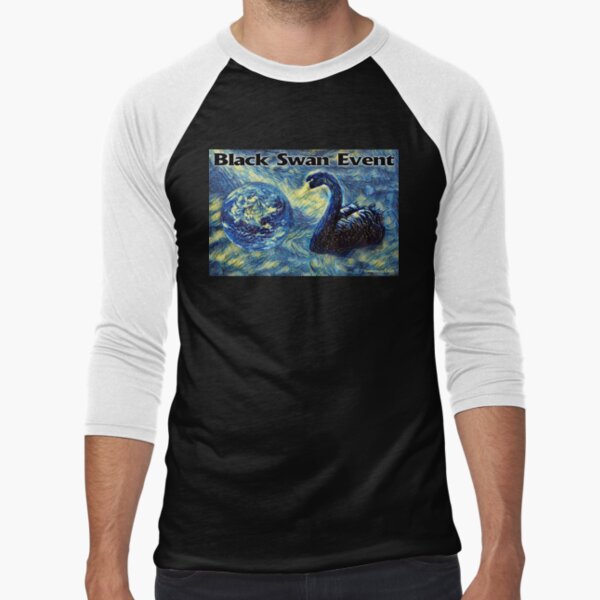 Black Swan Event Baseball ¾ Sleeve T-Shirt