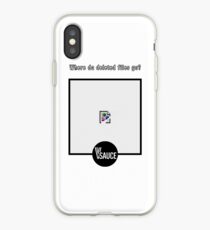 Vsauce Merchandise (Video: Where Do Deleted Files Go) iPhone Case