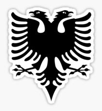 albania eagle 2 heads Sticker