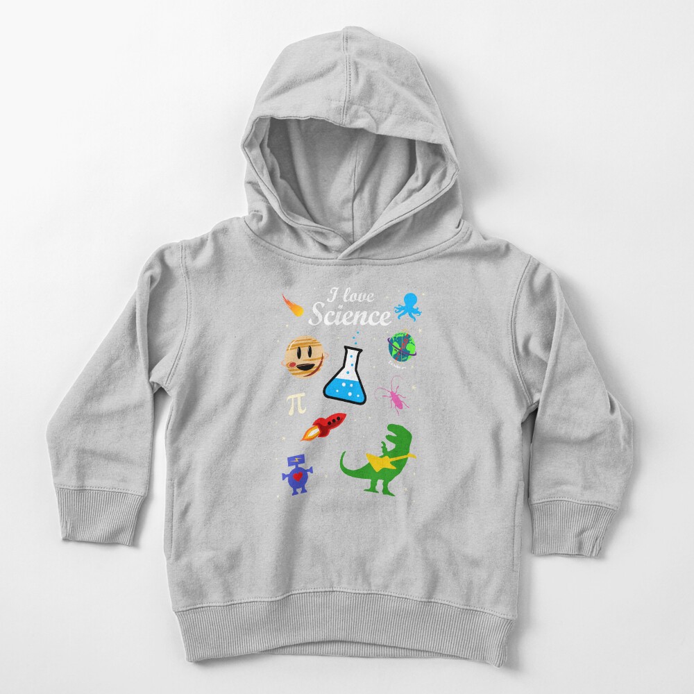I Love Science Toddler Pullover Hoodie