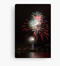 Bideford New Years 2011/12 Canvas Print