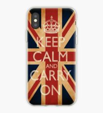 Keep Calm And Carry On. iPhone Case