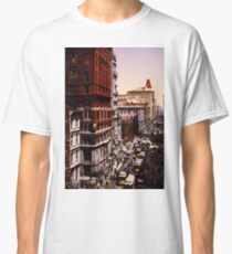 Camiseta clásica Vintage Broadway NYC Photo-Print (1900)
