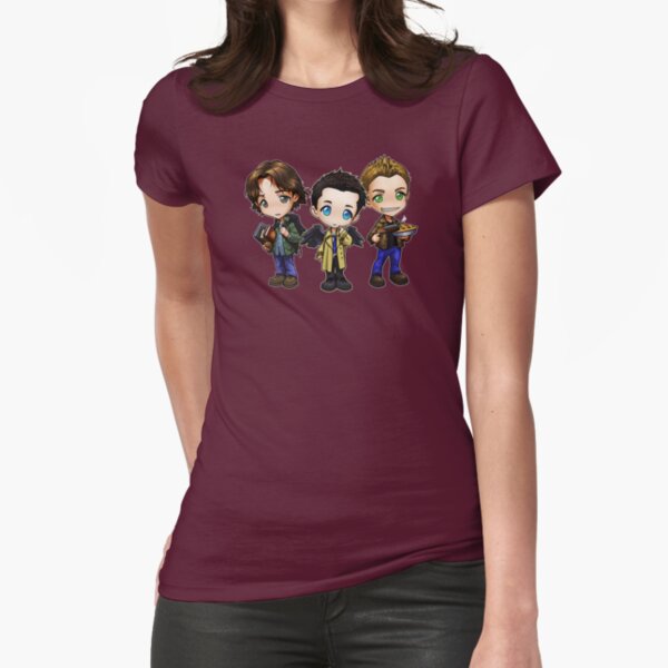 Team Free Will - Chibi Style Fitted T-Shirt
