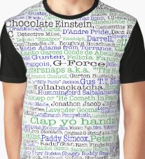 Psych tv show poster, nicknames, Burton Guster Graphic T-Shirt