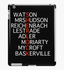 Sherlock - Acrostic Design iPad Case/Skin