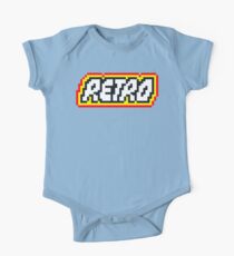 Retro | 8 Bit 80s Geek One Piece - Short Sleeve