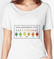 Medical Pain Assessment Tool Chart Women's Relaxed Fit T-Shirt