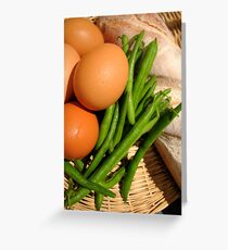 Country Basket Greeting Card