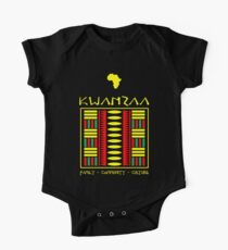 Body de manga corta para bebé Kwanzaa Textile