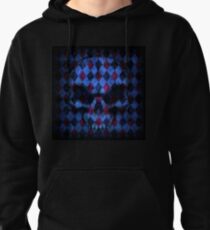 Halloween Jester Skull Pullover Hoodie