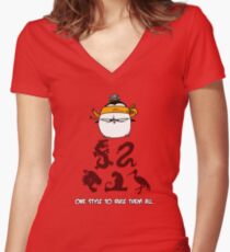One Style To Rule Them All v.1 Women's Fitted V-Neck T-Shirt