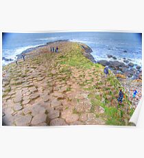 Mythical steeped -Giant's Causeway Poster