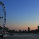 London Eye, Big Ben and Westminster Bridge, London by 3rdeyelens