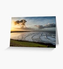 Saunton Sands North Devon Greeting Card