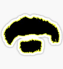 Zap-A-Mustache Sticker