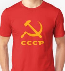 cccp russia communism hammer and sickle Unisex T-Shirt