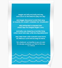 it's always ourselves we find in the sea. Poster