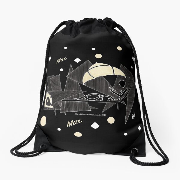 BlackWhiteandMax "Beached in Spiaggia" Drawstring Bag