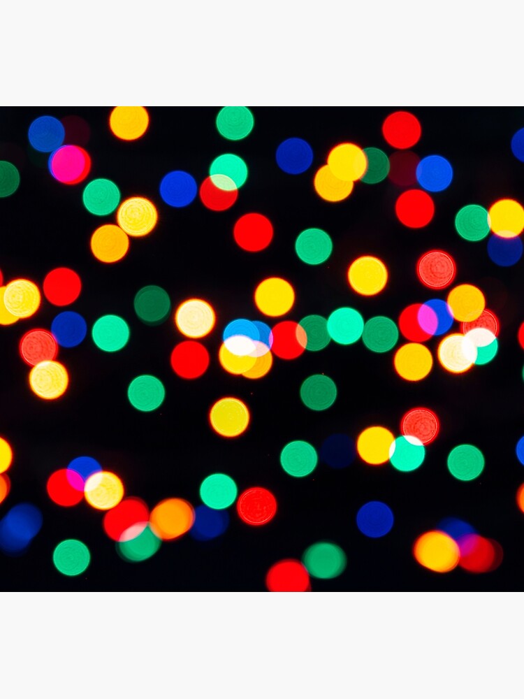 Bokeh Lights On a Black Background by MarkUK97