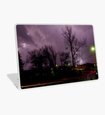 Lightning time lapse Laptop Skin