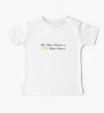 My Other Home is 221B Baker Street (Black) Baby Tee