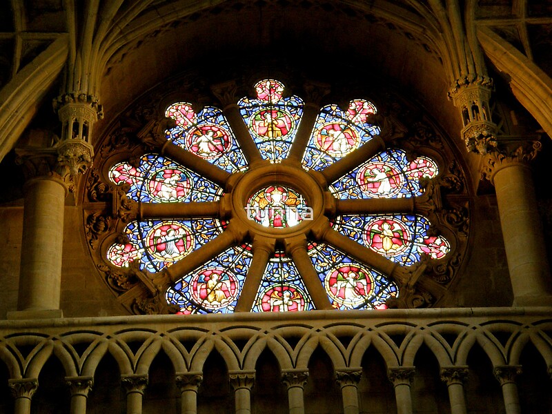 "Stained Glass Christ Church Cathedral Oxford UK" by tunna Redbubble