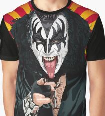 Kiss Gene Simmons vector art Graphic T-Shirt