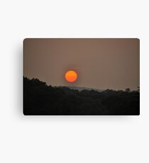 Sun Down Canvas Print