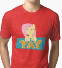 Flutter Yay Tri-blend T-Shirt