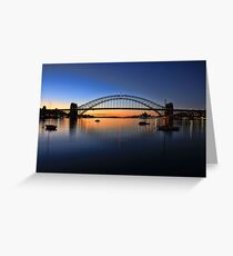 Sydney Opera House and the Harbour Bridge Greeting Card
