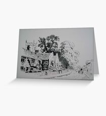 Plague Cottages Greeting Card