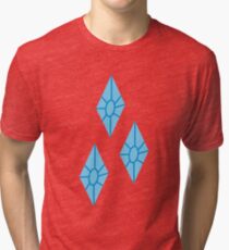 Rarity Cutie Mark - My Little Pony Friendship is Magic Tri-blend T-Shirt
