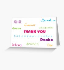 So Many Ways to Say Thanks Greeting Card