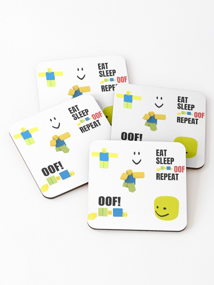 Roblox Oof Noobs Memes Sticker Pack Coasters Set Of 4 By Smoothnoob Redbubble - roblox oof noobs memes sticker pack photographic print by smoothnoob redbubble