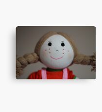 I Dressed Her In A Cheap Red Cotton Dress Canvas Print
