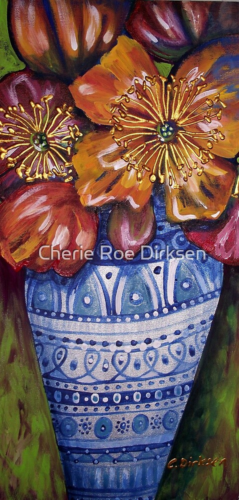 Vase of Poppies by Cherie Roe Dirksen
