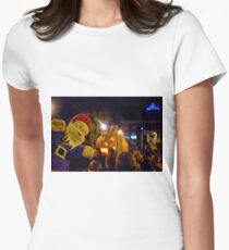Pumpkin Lighting Gnome II Women's Fitted T-Shirt