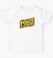 The force is strong... Retro Empire Edition Kids Tee