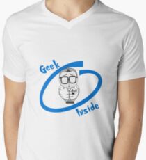Geek Inside Men's V-Neck T-Shirt