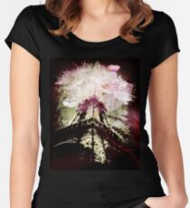 Paris, Springtime in Pink Women's Fitted Scoop T-Shirt