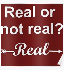Hunger Games Real or Not Real 2 Poster