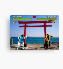 HD Kombat Canvas Print