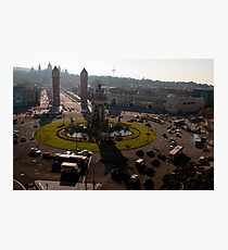 Placa Espana Photographic Print