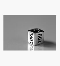Love you Photographic Print