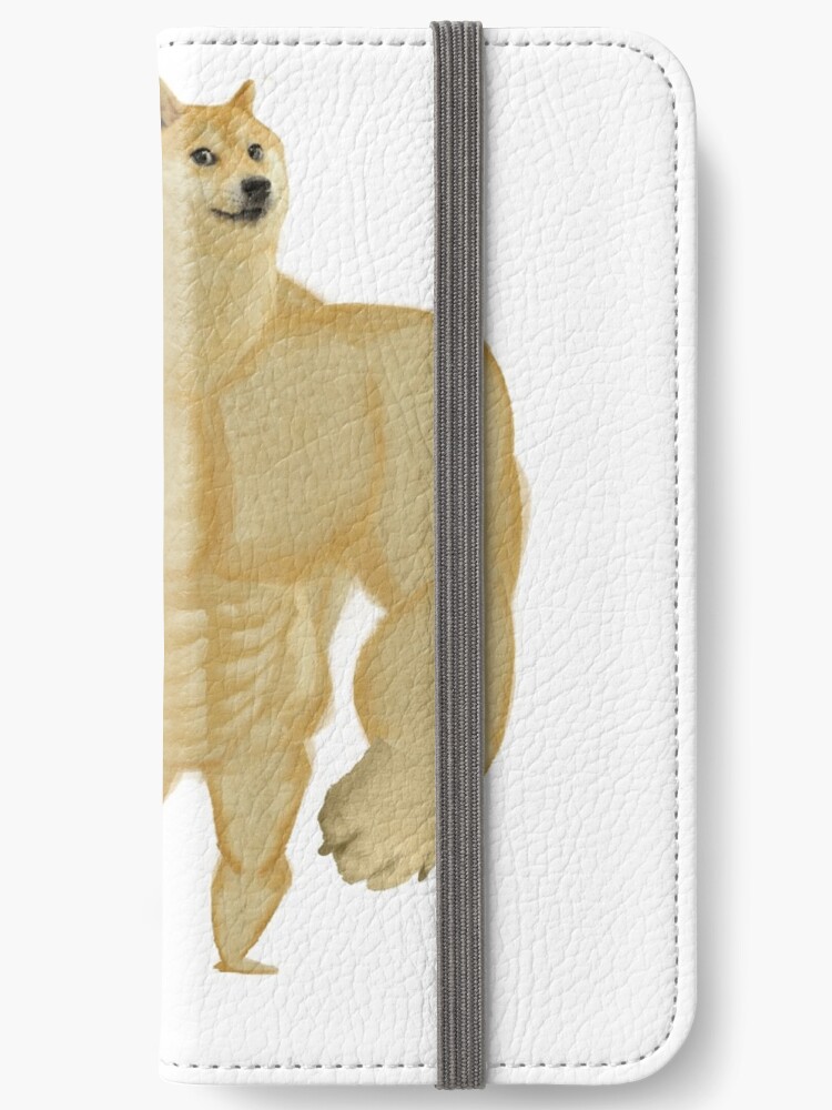 Wow Strong Shiba Inu Iphone Wallet By P0pculture3 Redbubble