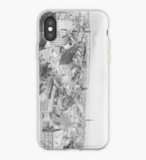 Vinilo o funda para iPhone Vintage Illustration of NYC in 1854 (1907)