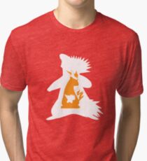 Cyndaquil Inception Tri-blend T-Shirt