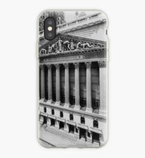 Vinilo o funda para iPhone Vintage NYC Stock Exchange Photograph (1908)