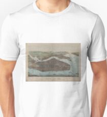 Camiseta unisex Vintage Map of New York City (1905)